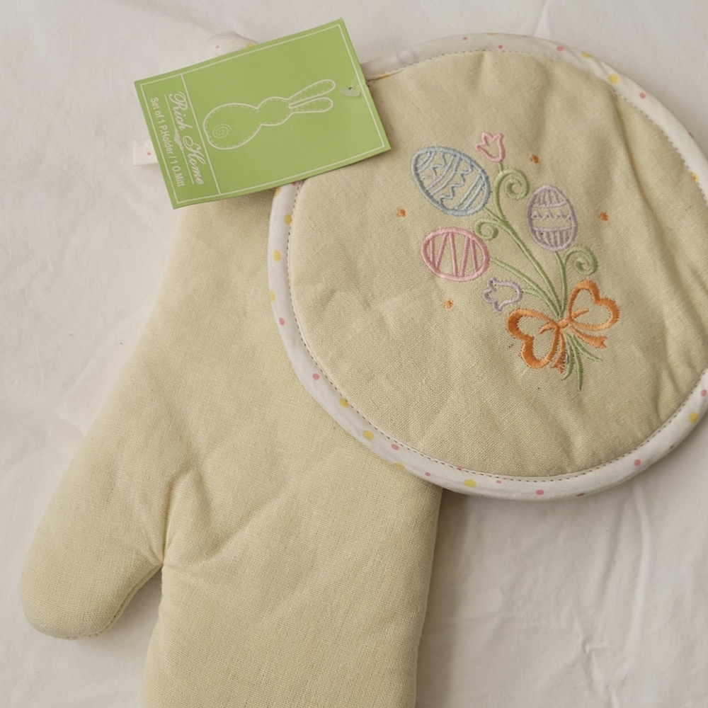 Easter/Spring Pot holder set - Picture 4 of 4